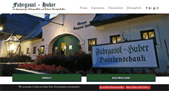 Desktop Screenshot of fuhrgassl-huber.at