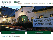 Tablet Screenshot of fuhrgassl-huber.at